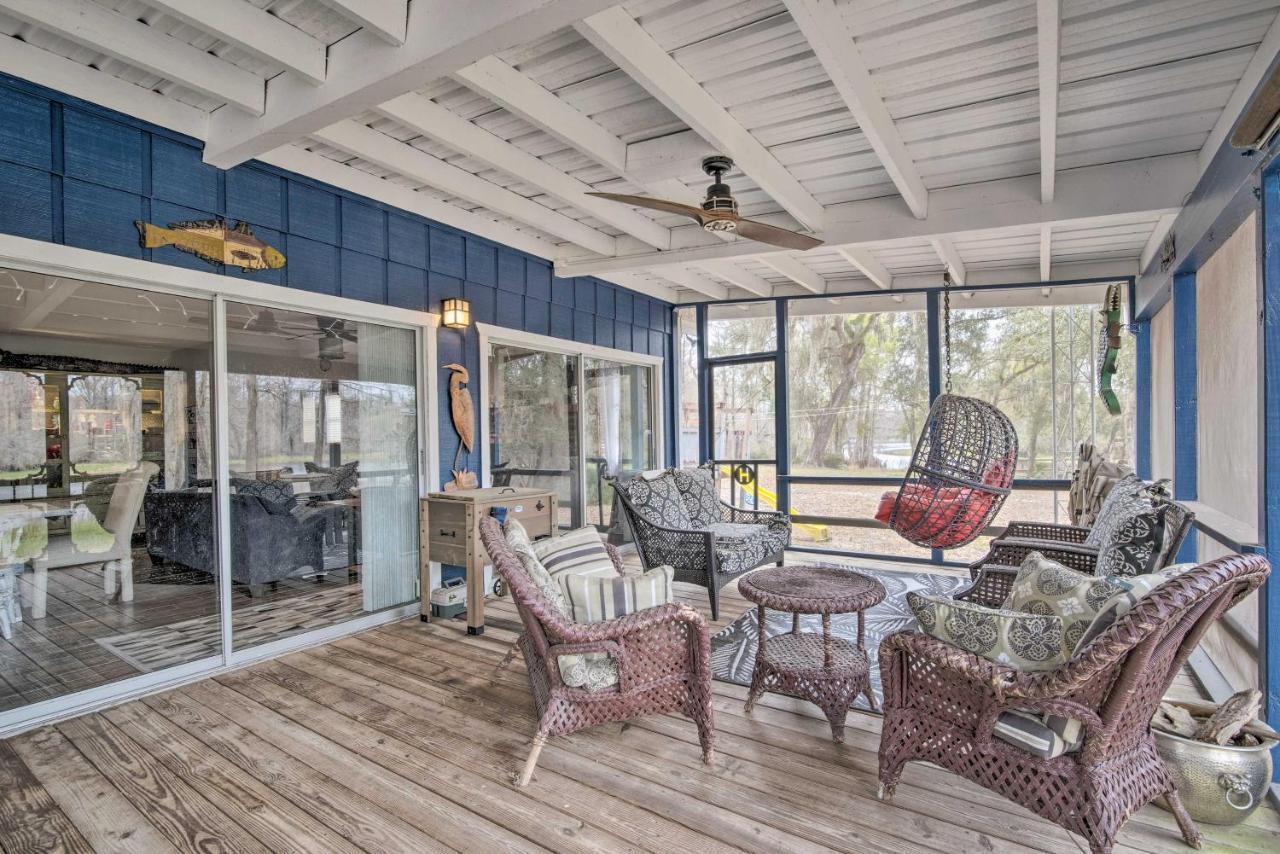 Unplugged Withlacoochee Riverfront Retreat! Bushnell المظهر الخارجي الصورة