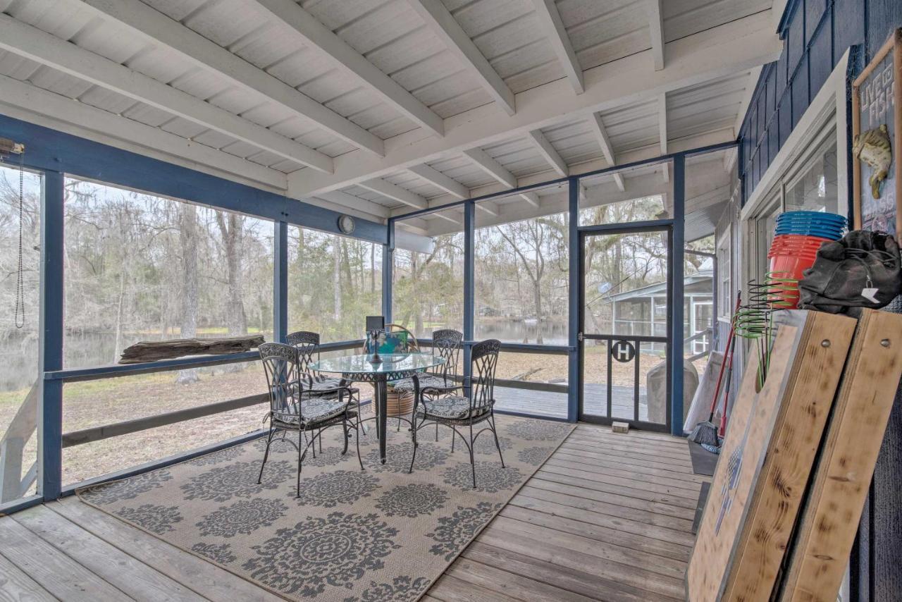 Unplugged Withlacoochee Riverfront Retreat! Bushnell المظهر الخارجي الصورة