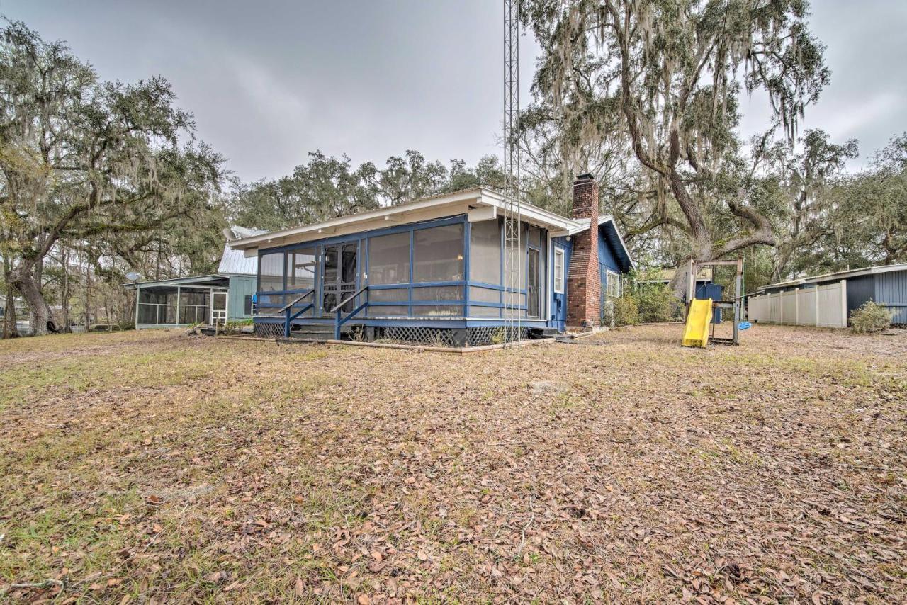 Unplugged Withlacoochee Riverfront Retreat! Bushnell المظهر الخارجي الصورة