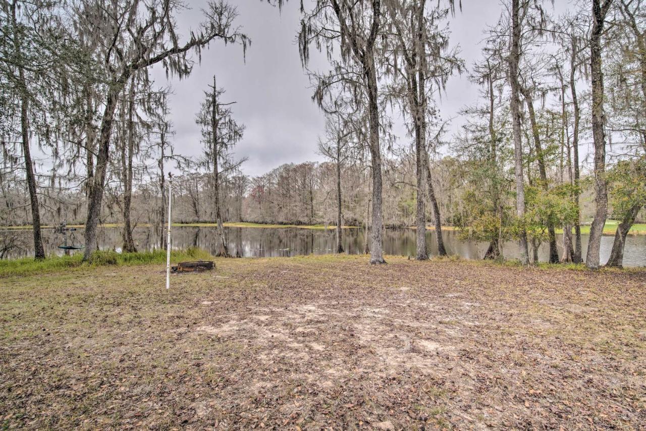Unplugged Withlacoochee Riverfront Retreat! Bushnell المظهر الخارجي الصورة
