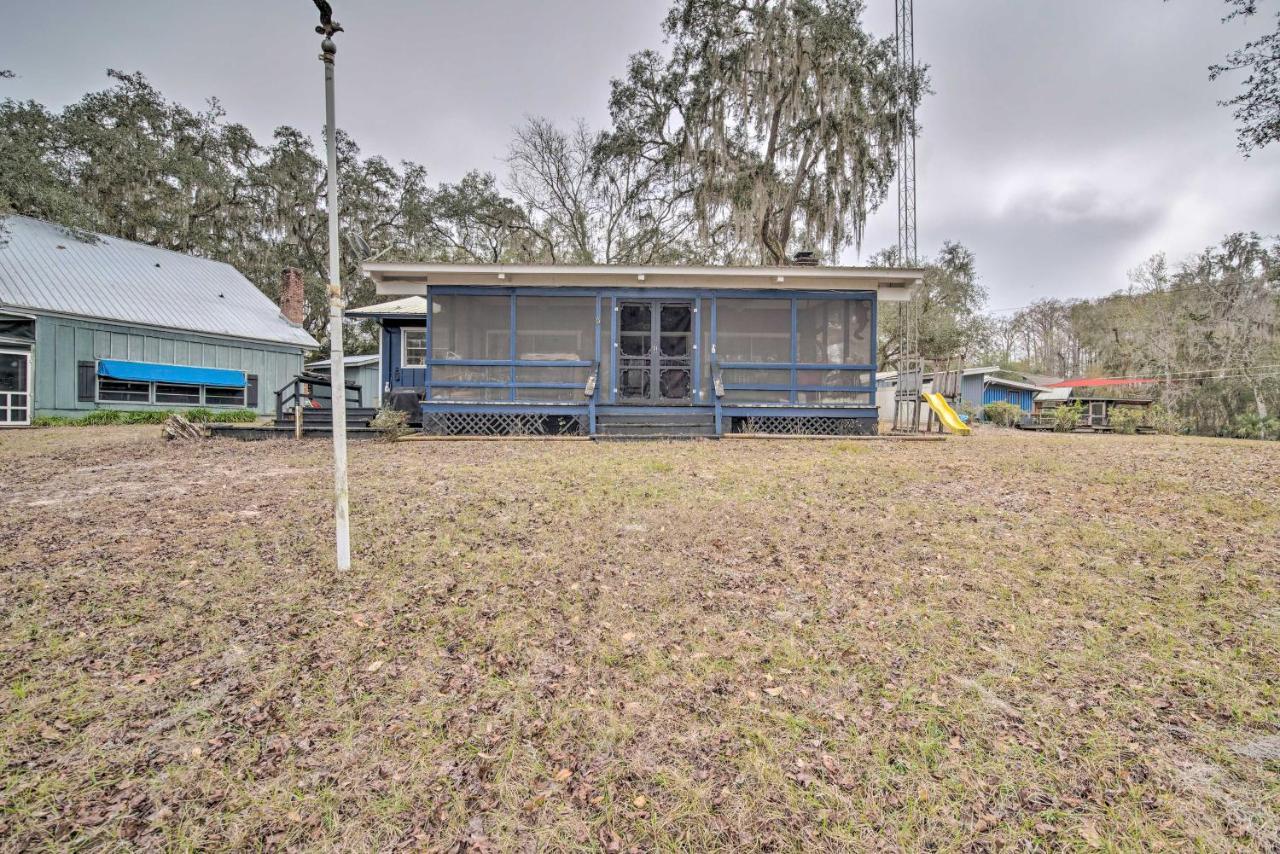 Unplugged Withlacoochee Riverfront Retreat! Bushnell المظهر الخارجي الصورة